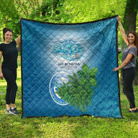 Micronesia Independence Day Quilt FSM Patriotic Pacific Island Nan Madol Ruins Seabird Tropical