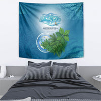 Micronesia Independence Day Tapestry FSM Patriotic Pacific Island Nan Madol Ruins Seabird Tropical