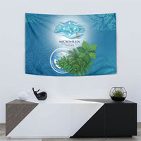 Micronesia Independence Day Tapestry FSM Patriotic Pacific Island Nan Madol Ruins Seabird Tropical