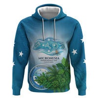 Micronesia Independence Day Zip Hoodie FSM Patriotic Pacific Island Nan Madol Ruins Seabird Tropical
