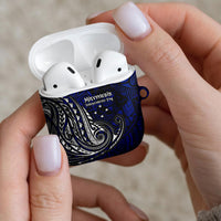 Micronesia Independence Day FSM AirPods Case Tribal Tattoo Pattern Flag Seal Heritage