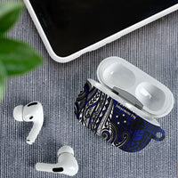 Micronesia Independence Day FSM AirPods Case Tribal Tattoo Pattern Flag Seal Heritage