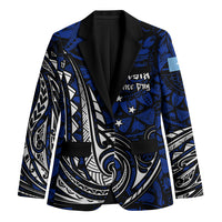 Micronesia Independence Day FSM Blazer Tribal Tattoo Pattern Flag Seal Heritage