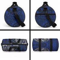 Micronesia Independence Day FSM Duffle Bag Tribal Tattoo Pattern Flag Seal Heritage