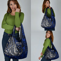 Micronesia Independence Day FSM Grocery Bag Tribal Tattoo Pattern Flag Seal Heritage
