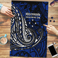 Micronesia Independence Day FSM Puzzle Tribal Tattoo Pattern Flag Seal Heritage