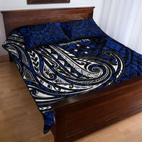 Micronesia Independence Day FSM Quilt Bed Set Tribal Tattoo Pattern Flag Seal Heritage