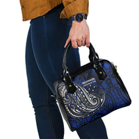 Micronesia Independence Day FSM Shoulder Handbag Tribal Tattoo Pattern Flag Seal Heritage