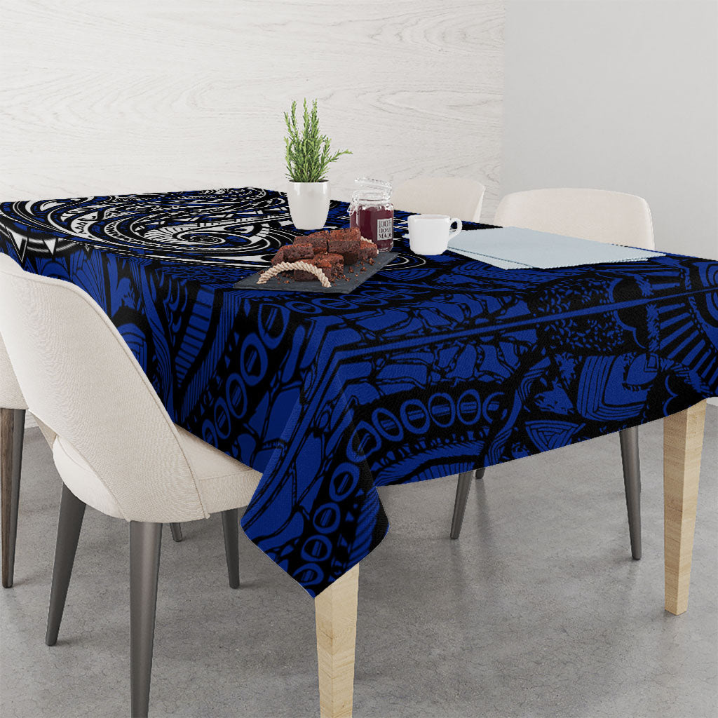 Micronesia Independence Day FSM Tablecloth Tribal Tattoo Pattern Flag Seal Heritage