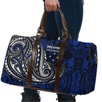 Micronesia Independence Day FSM Travel Bag Tribal Tattoo Pattern Flag Seal Heritage