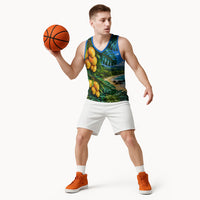 Hawaiian Mango Tropical Beach Basketball Jersey Scenic Island Nature Exotic Fruit Graphic TS04 - Polynesian Pride