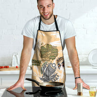Rotuman Culture Island Pride Apron Traditional Polynesian Tribal Pattern With Island Map TS04 - Polynesian Pride