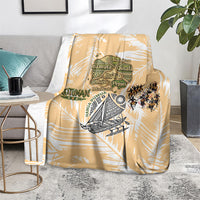 Rotuman Culture Island Pride Blanket Traditional Polynesian Tribal Pattern With Island Map TS04 - Polynesian Pride