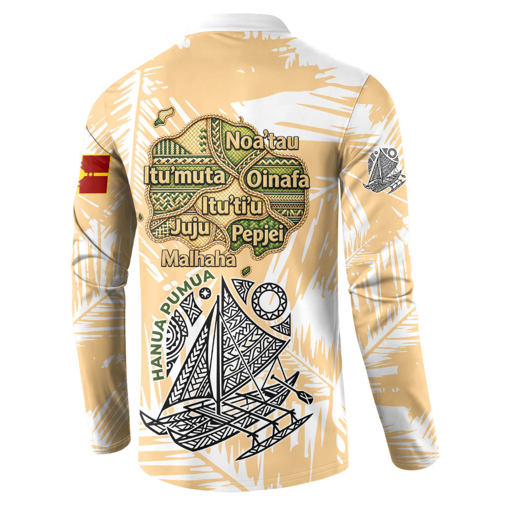 Rotuman Culture Island Pride Button Sweatshirt Traditional Polynesian Tribal Pattern With Island Map TS04 - Polynesian Pride