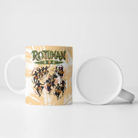 Rotuman Culture Island Pride Ceramic Mug Traditional Polynesian Tribal Pattern With Island Map TS04 - Polynesian Pride