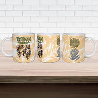 Rotuman Culture Island Pride Ceramic Mug Traditional Polynesian Tribal Pattern With Island Map TS04 - Polynesian Pride