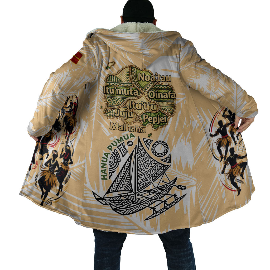 Rotuman Culture Island Pride Cloak Traditional Polynesian Tribal Pattern With Island Map TS04 - Polynesian Pride