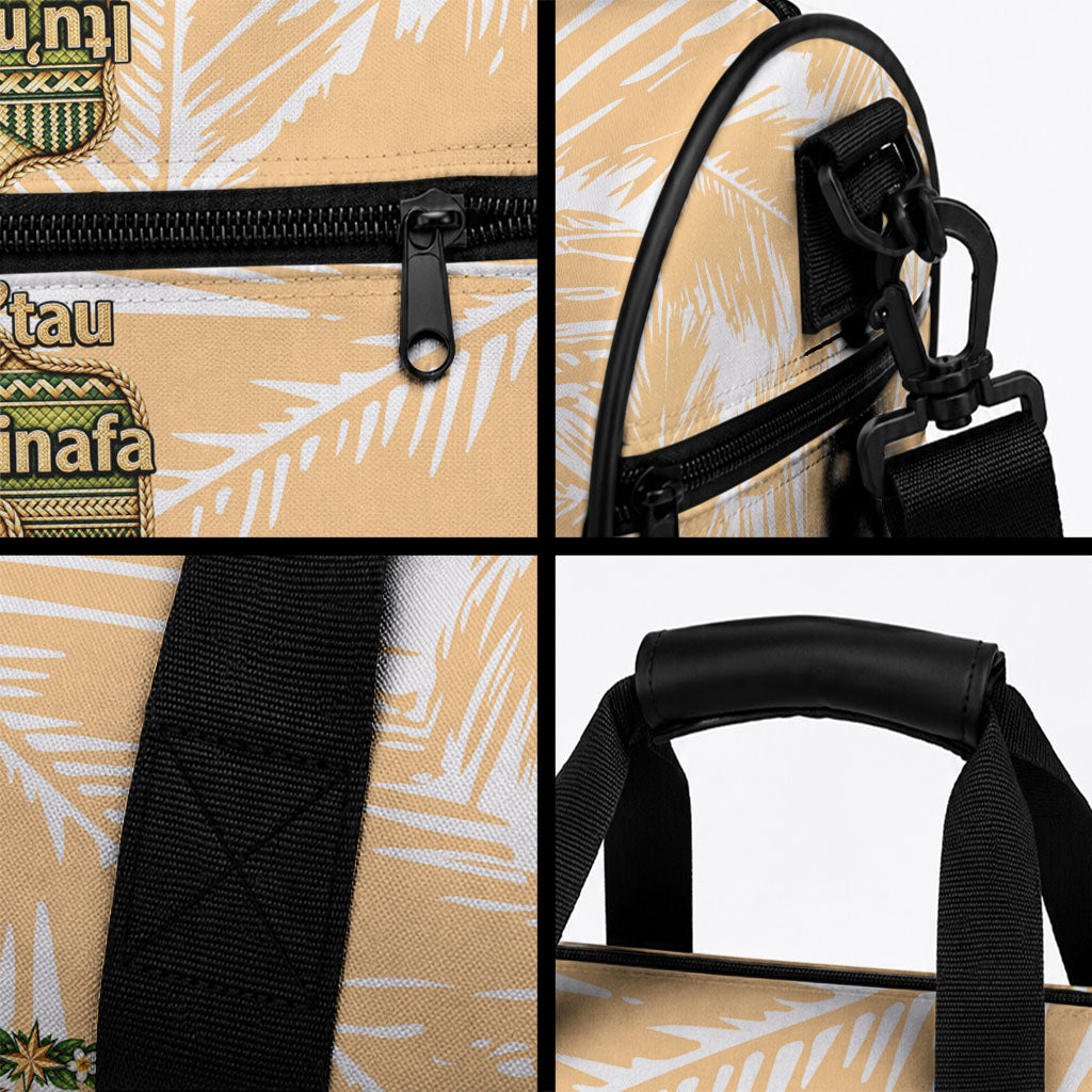 Rotuman Culture Island Pride Duffle Bag Traditional Polynesian Tribal Pattern With Island Map TS04 - Polynesian Pride