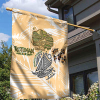 Rotuman Culture Island Pride Garden Flag Traditional Polynesian Tribal Pattern With Island Map TS04 - Polynesian Pride