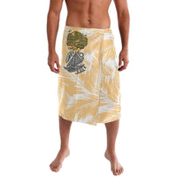 Rotuman Culture Island Pride Lavalava Traditional Polynesian Tribal Pattern With Island Map TS04 Yellow Beige - Polynesian Pride
