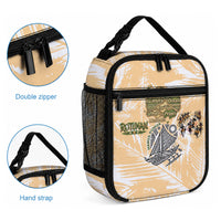 Rotuman Culture Island Pride Lunch Bag Traditional Polynesian Tribal Pattern With Island Map TS04 - Polynesian Pride