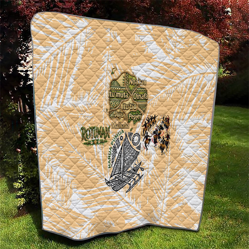 Rotuman Culture Island Pride Quilt Traditional Polynesian Tribal Pattern With Island Map TS04 - Polynesian Pride