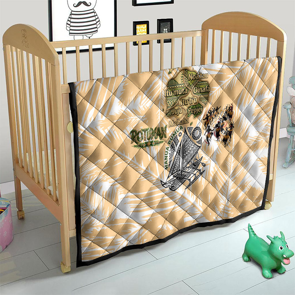 Rotuman Culture Island Pride Quilt Traditional Polynesian Tribal Pattern With Island Map TS04 - Polynesian Pride