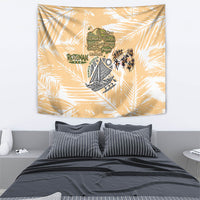 Rotuman Culture Island Pride Tapestry Traditional Polynesian Tribal Pattern With Island Map TS04 - Polynesian Pride