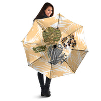Rotuman Culture Island Pride Umbrella Traditional Polynesian Tribal Pattern With Island Map TS04 - Polynesian Pride