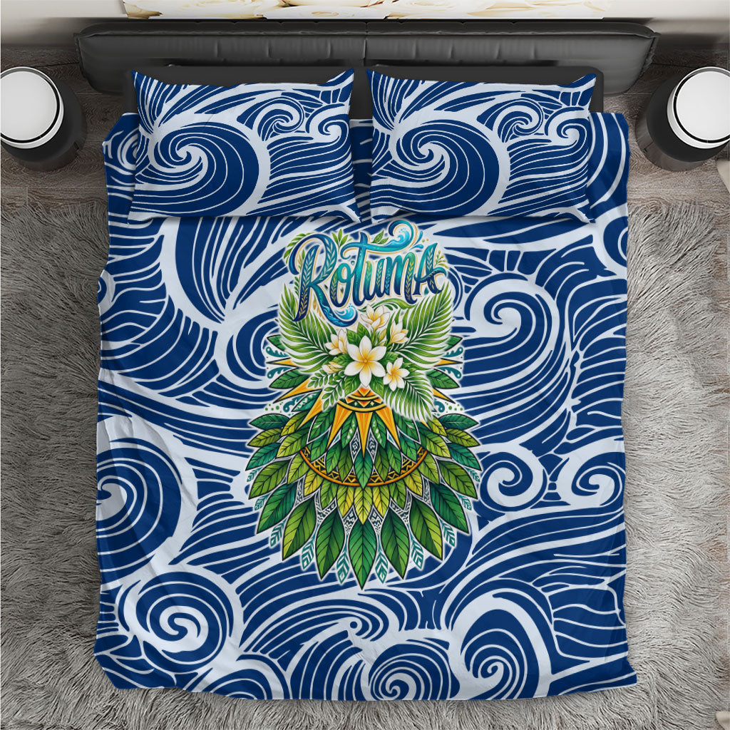 Rotuma Fiji Island Pride Bedding Set Ocean Wave Coral Reef Marine Life Tribal Tattoo TS04 Blue Green - Polynesian Pride