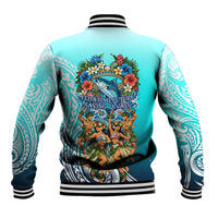 Floating Future Saving Tuvalu Baseball Jacket Ocean Blue Pacific Polynesian Cultural Art Marine Wildlife TS04 - Polynesian Pride