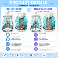 Floating Future Saving Tuvalu Pet Hoodie Ocean Blue Pacific Polynesian Cultural Art Marine Wildlife TS04 - Polynesian Pride
