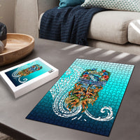 Floating Future Saving Tuvalu Puzzle Ocean Blue Pacific Polynesian Cultural Art Marine Wildlife