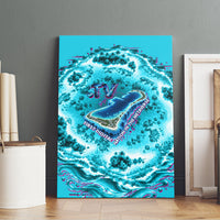Tuvalu First Digital Nation In The Metaverse Canvas Wall Art Polynesian Island Atoll Cyber Ocean TS04 - Polynesian Pride