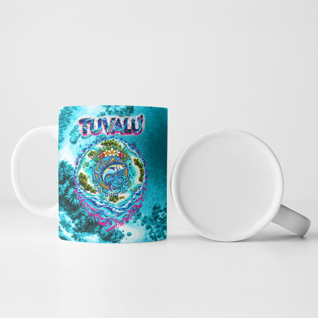 Tuvalu First Digital Nation In The Metaverse Ceramic Mug Polynesian Island Atoll Cyber Ocean TS04 - Polynesian Pride