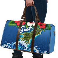 Guam Tropical Island Travel Bag Hibiscus Floral Ocean Waves TS04 - Polynesian Pride