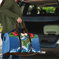 Guam Tropical Island Travel Bag Hibiscus Floral Ocean Waves TS04 - Polynesian Pride