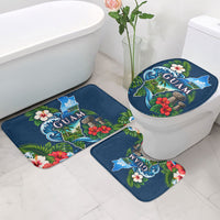 Guam Map Latte Stone Bathroom Set Hibiscus Floral Coastal Landscape TS04 - Polynesian Pride