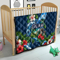 Guam Map Latte Stone Quilt Hibiscus Floral Coastal Landscape TS04 - Polynesian Pride