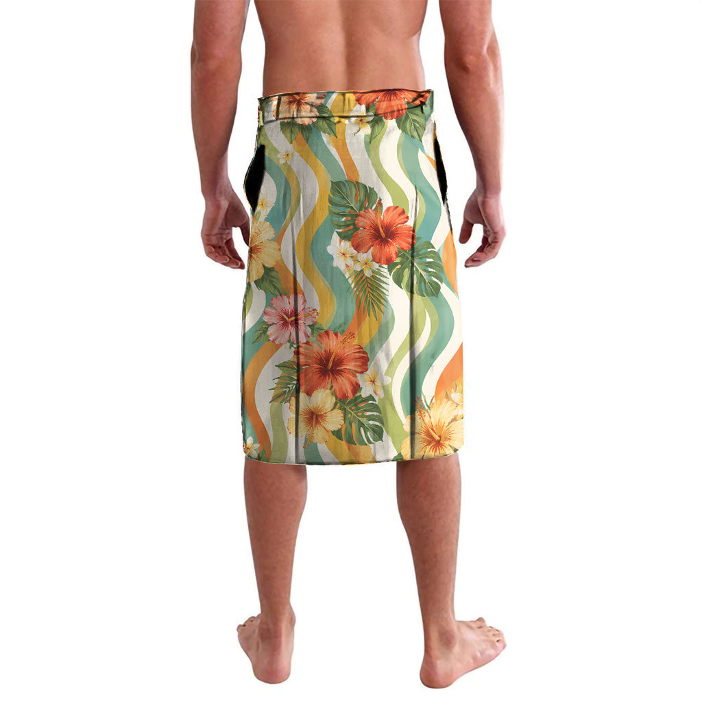 Hawaii Aloha Academy Back To School Lavalava Sea Turtle Tropical Hibiscus Flowers Retro Psychedelic