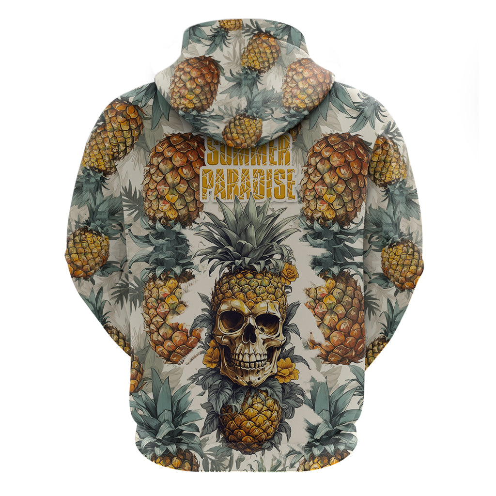 Pineapple Skull Hoodie Summer Paradise TS04 Multicolor - Polynesian Pride