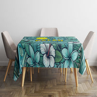 Palau Official Seal Flag Tablecloth Tribal Pattern Ocean Marine Life Tropical Hibiscus TS04 - Polynesian Pride