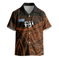 Straight Outta Kadavu Fiji Kid Hawaiian Shirt Tribal Polynesian Tattoo Coat Of Arms Flag