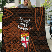 Straight Outta Kadavu Fiji Quilt Tribal Polynesian Tattoo Coat Of Arms Flag
