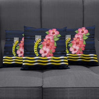 Kiribati Pillow Cover Tropical Pink Hibiscus Flowers Polynesian Tribal TS04 - Polynesian Pride
