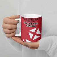 Wallis And Futuna Ceramic Mug Polynesian Tattoo Flag Map