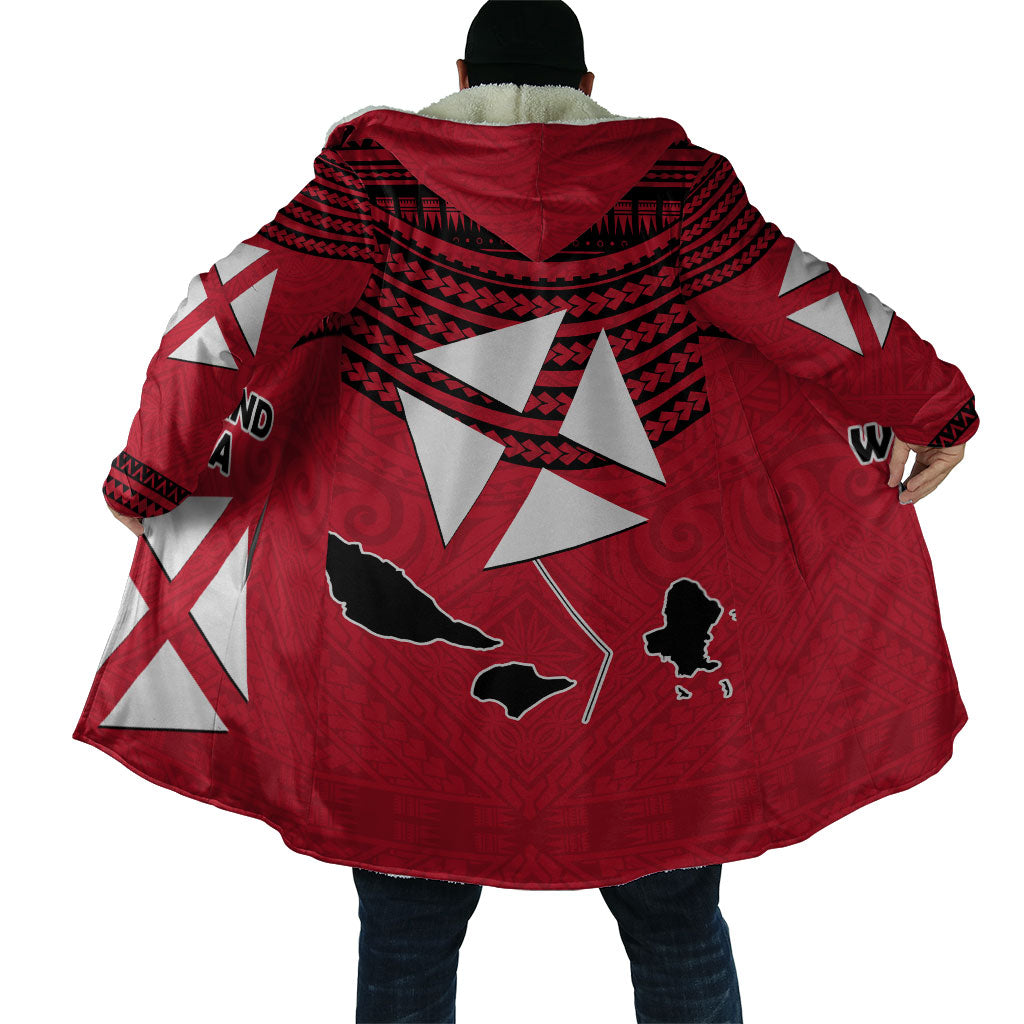 Wallis And Futuna Cloak Polynesian Tattoo Flag Map