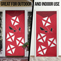 Wallis And Futuna Door Cover Polynesian Tattoo Flag Map