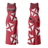 Wallis And Futuna Family Matching Tank Maxi Dress and Hawaiian Shirt Polynesian Tattoo Flag Map