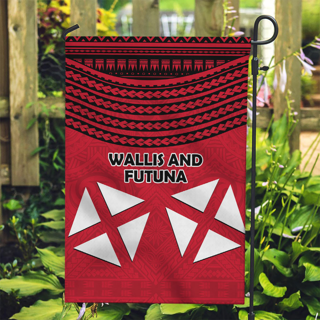 Wallis And Futuna Garden Flag Polynesian Tattoo Flag Map